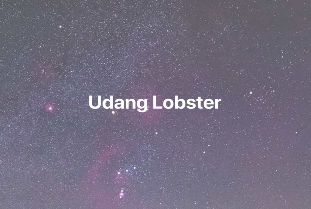 Gambar Mimpi Udang Lobster